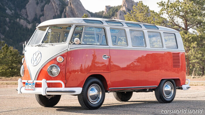 This 1965 Volkswagen Type 2 Bus Features 21 Windows | Carscoops